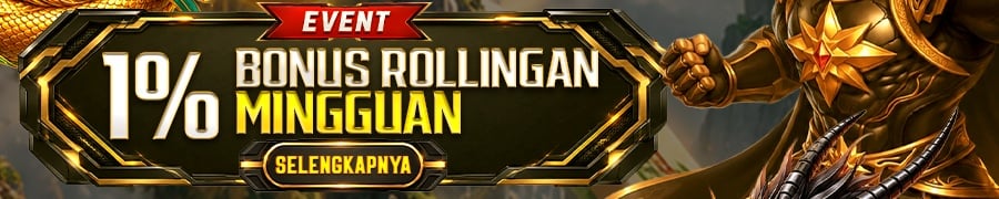 BONUS ROLINGAN MINGGUAN 1%